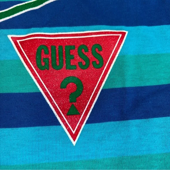 Guess‎ Jeans Vintage Striped Shirt - Picture 3 of 6